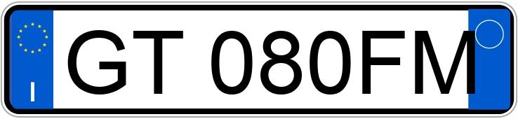 Numer rejestracyjny GT080FM posiada BMW 320D