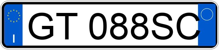 Numer rejestracyjny GT088SC posiada PEUGEOT 3008