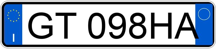 Numer rejestracyjny GT098HA posiada BMW Serie 3