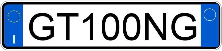 Numer rejestracyjny GT100NG posiada BMW Serie 2 A.T.