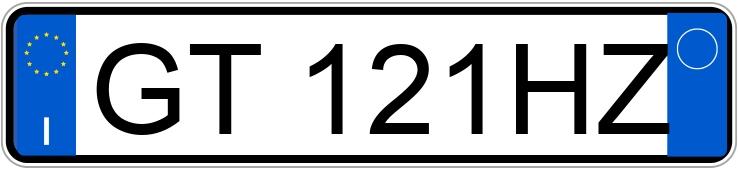 Numer rejestracyjny GT121HZ posiada AUDI A7 2a serie