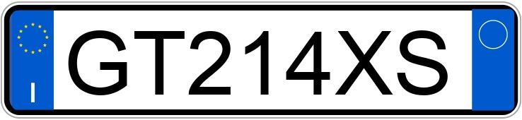 Numer rejestracyjny GT214XS posiada FIAT 500 Numer rejestracyjny GT214XS posiada FIAT 500