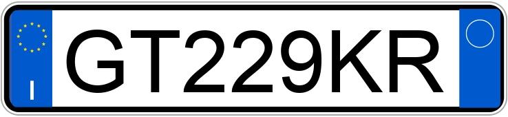 Numer rejestracyjny GT229KR posiada SUZUKI Vitara