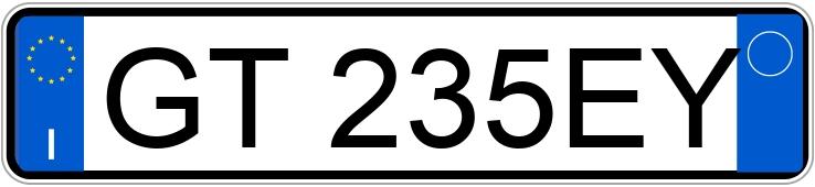 Numer rejestracyjny GT235EY posiada BMW S. 5 Numer rejestracyjny GT235EY posiada BMW S. 5