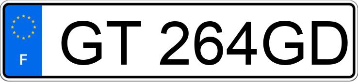 Numer rejestracyjny GT264GD posiada TESLA MODEL 3