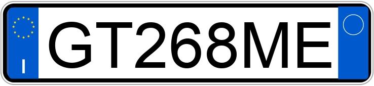 Numer rejestracyjny GT268ME posiada JEEP Avenger