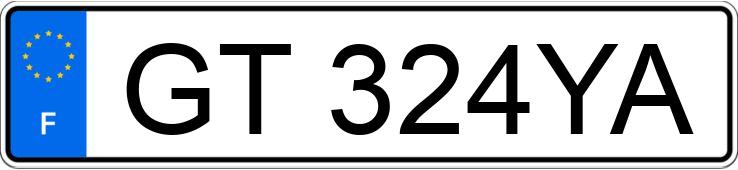 Registreringsnummeret GT324YA har PEUGEOT 208 II
