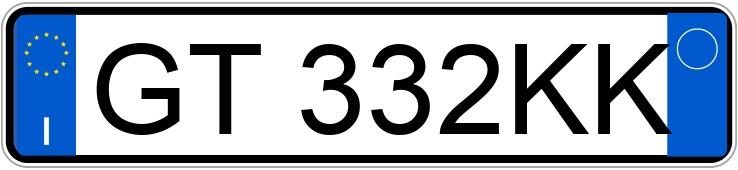 Numer rejestracyjny GT332KK posiada BMW X4