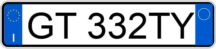 Numer rejestracyjny GT332TY posiada AUDI A3 4a serie Numer rejestracyjny GT332TY posiada AUDI A3 4a serie