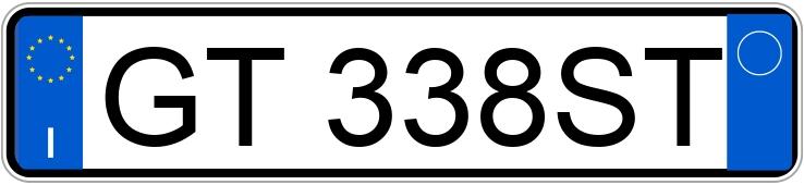 Numer rejestracyjny GT338ST posiada MERCEDES Classe A