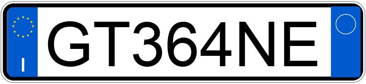Numer rejestracyjny GT364NE posiada LANCIA Ypsilon 3a serie