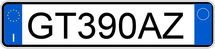 Numer rejestracyjny GT390AZ posiada AUDI Q3 2a serie