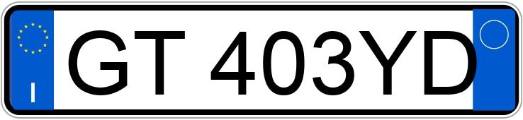 Numer rejestracyjny GT403YD posiada SEAT Arona