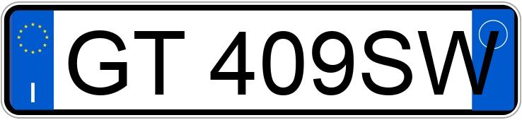 Numer rejestracyjny GT409SW posiada Renault clio