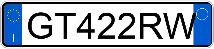 Numer rejestracyjny GT422RW posiada JEEP Avenger