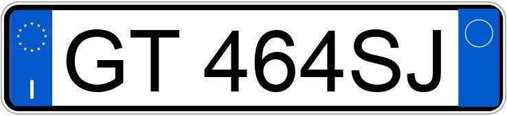 Numer rejestracyjny GT464SJ posiada AUDI Q3 2a serie Numer rejestracyjny GT464SJ posiada AUDI Q3 2a serie