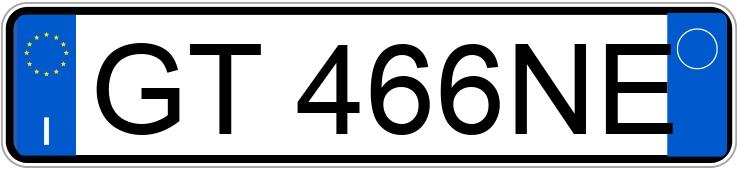 Numer rejestracyjny GT466NE posiada VOLKSWAGEN Polo 6a serie