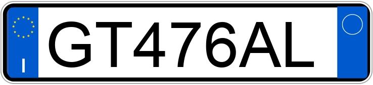 Numer rejestracyjny GT476AL posiada LANCIA Ypsilon 3a serie Numer rejestracyjny GT476AL posiada LANCIA Ypsilon 3a serie