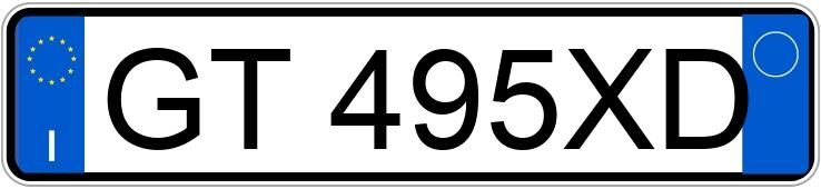 Numer rejestracyjny GT495XD posiada TOYOTA Aygo X Numer rejestracyjny GT495XD posiada TOYOTA Aygo X