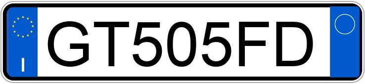 Numer rejestracyjny GT505FD posiada FIAT Tipo Numer rejestracyjny GT505FD posiada FIAT Tipo