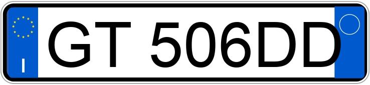 Numer rejestracyjny GT506DD posiada RENAULT Trafic 4a serie