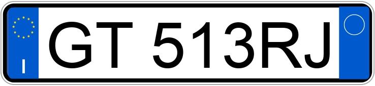 Numer rejestracyjny GT513RJ posiada LAND ROVER RR Evoque 1a serie Numer rejestracyjny GT513RJ posiada LAND ROVER RR Evoque 1a serie