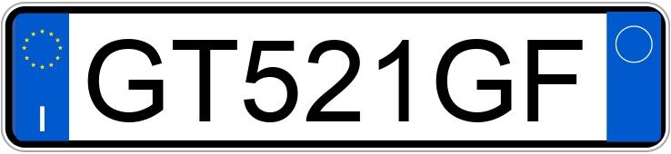 Numer rejestracyjny GT521GF posiada FORD Fiesta 6a serie