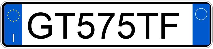 Numer rejestracyjny GT575TF posiada ALFA ROMEO Tonale Numer rejestracyjny GT575TF posiada ALFA ROMEO Tonale