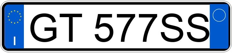 Numer rejestracyjny GT577SS posiada BMW Serie 1 Numer rejestracyjny GT577SS posiada BMW Serie 1