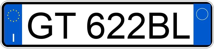 Numer rejestracyjny GT622BL posiada CITROEN C3 3a serie