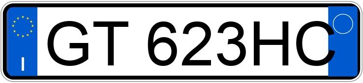 Numer rejestracyjny GT623HC posiada TOYOTA RAV4 3a serie