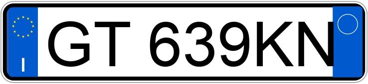 Numer rejestracyjny GT639KN posiada AUDI Q3 2a serie