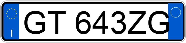 Numer rejestracyjny GT643ZG posiada CITROEN C1 2a serie