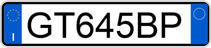 Numer rejestracyjny GT645BP posiada TOYOTA Yaris 3a serie Numer rejestracyjny GT645BP posiada TOYOTA Yaris 3a serie