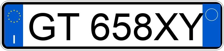 Numer rejestracyjny GT658XY posiada MG ZS