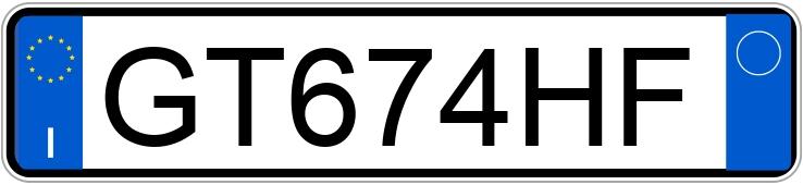 Numer rejestracyjny GT674HF posiada ALFA ROMEO Stelvio Numer rejestracyjny GT674HF posiada ALFA ROMEO Stelvio