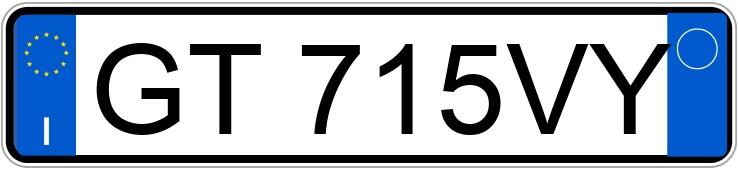 Numer rejestracyjny GT715VY posiada TOYOTA Aygo X