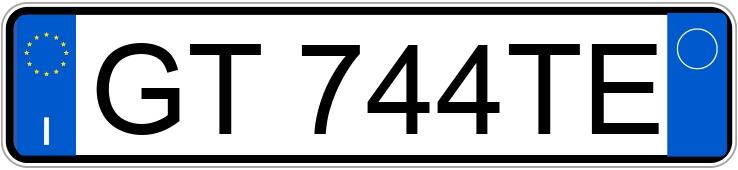 Numer rejestracyjny GT744TE posiada MG ZS
