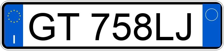 Numer rejestracyjny GT758LJ posiada NISSAN Qashqai 3a serie