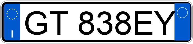 Numer rejestracyjny GT838EY posiada VOLKSWAGEN Golf 7a serie Numer rejestracyjny GT838EY posiada VOLKSWAGEN Golf 7a serie