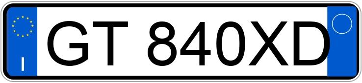 Numer rejestracyjny GT840XD posiada FIAT Panda Cross