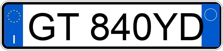 Numer rejestracyjny GT840YD posiada SEAT Ibiza 5a serie