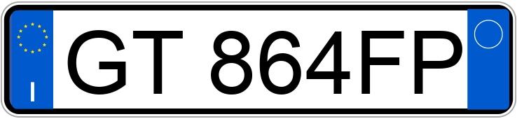 Numer rejestracyjny GT864FP posiada SUZUKI Ignis