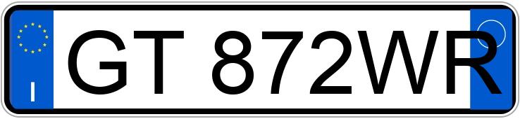 Numer rejestracyjny GT872WR posiada Toyota C-hr
