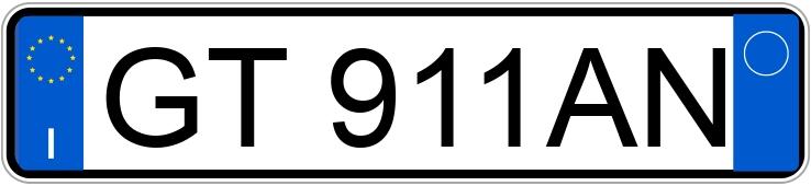 Numer rejestracyjny GT911AN posiada PORSCHE 911 Numer rejestracyjny GT911AN posiada PORSCHE 911