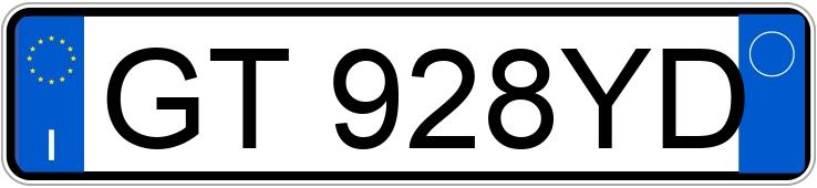 Numer rejestracyjny GT928YD posiada SEAT Ibiza 5a serie