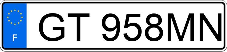 Numer rejestracyjny GT958MN posiada BMW 316