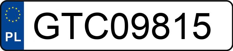 Numer rejestracyjny GTC 09815 posiada HONDA JAZZ - GTC09815