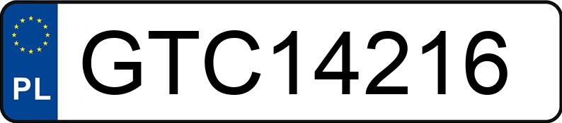 Numer rejestracyjny GTC 14216 posiada FORD C-MAX - GTC14216 Numer rejestracyjny GTC 14216 posiada FORD C-MAX - GTC14216