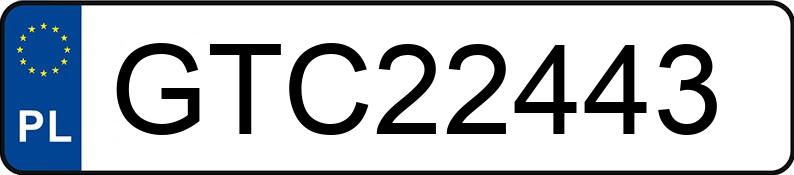 Numer rejestracyjny GTC 22443 posiada BMW 530D - GTC22443